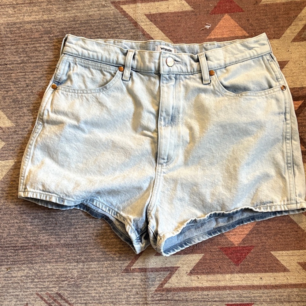 Wrangler Light Blue Jean Shorts